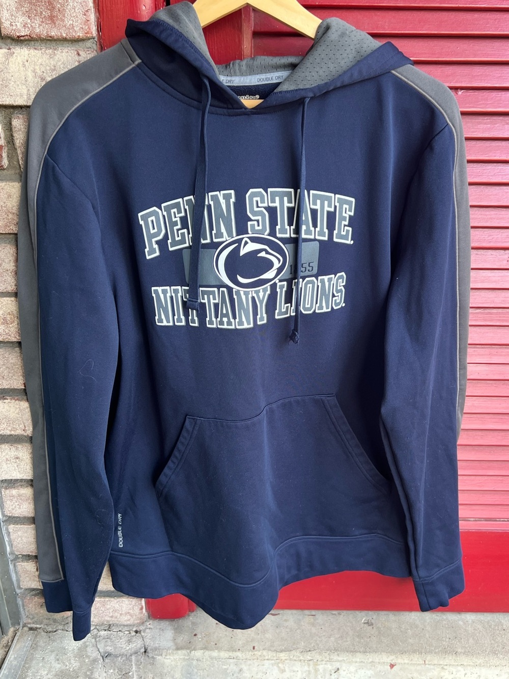 Champion Penn State Nittany Lions Navy Hooded Pullover Men’s Medium Sweatshirt